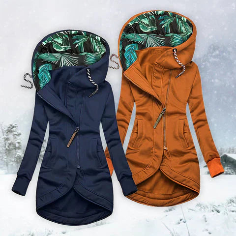 MAGDA | ciepły i ciepły zimowy z kapturem