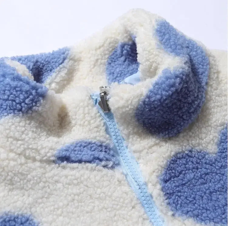 Svitlana | Dwustronna kurtka w serduszka