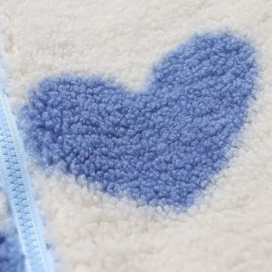 Svitlana | Dwustronna kurtka w serduszka