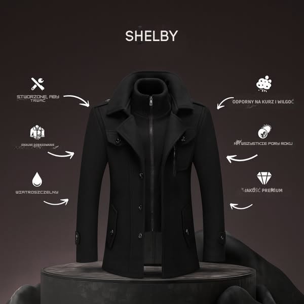 Thomas Shelby | Klasyczna Kurtka na Jesień i Zimę